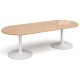 Trumpet Radial End Boardroom Table